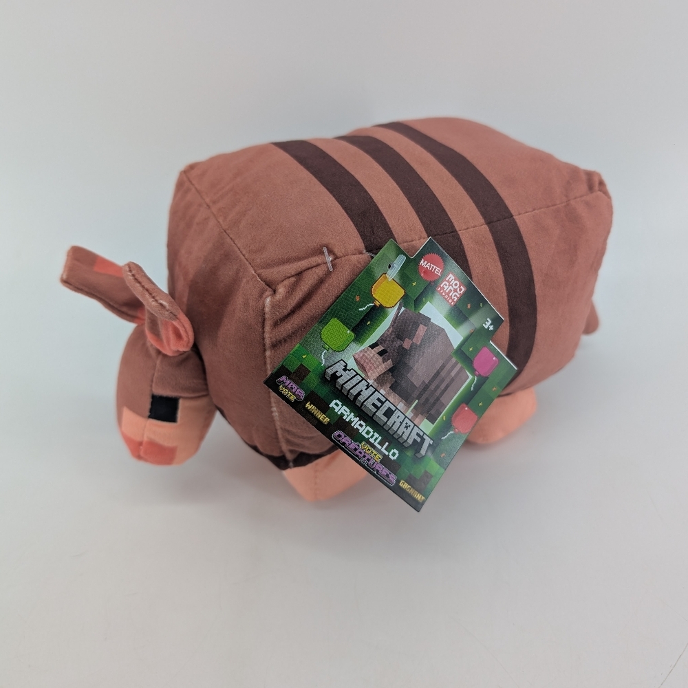 Minecraft 8" ARMADILLO Plush Figure Mojang Mob Vote Winner Creatures New…